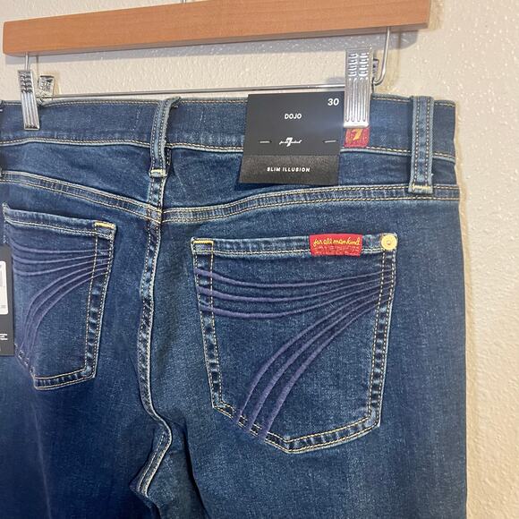 NWT 7FAM Dojo Jeans Size 30 - Picture 2 of 6